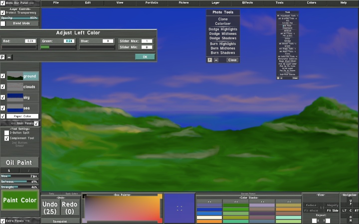 Screenshot: Rainbow Painter 3